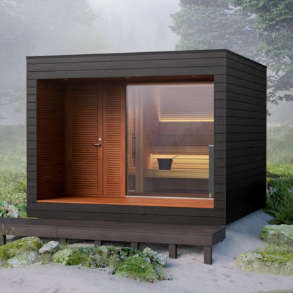Outdoor Sauna With Shower