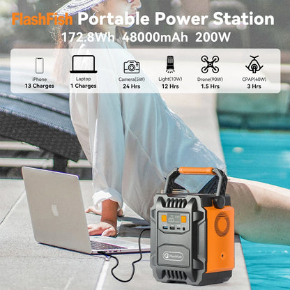 Flashfish Portable 200W Power Station