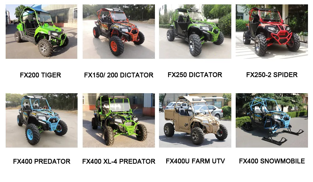 Cheap Off Road 400cc 4X4 2 Seat UTV Side by Side Utility Vehicle