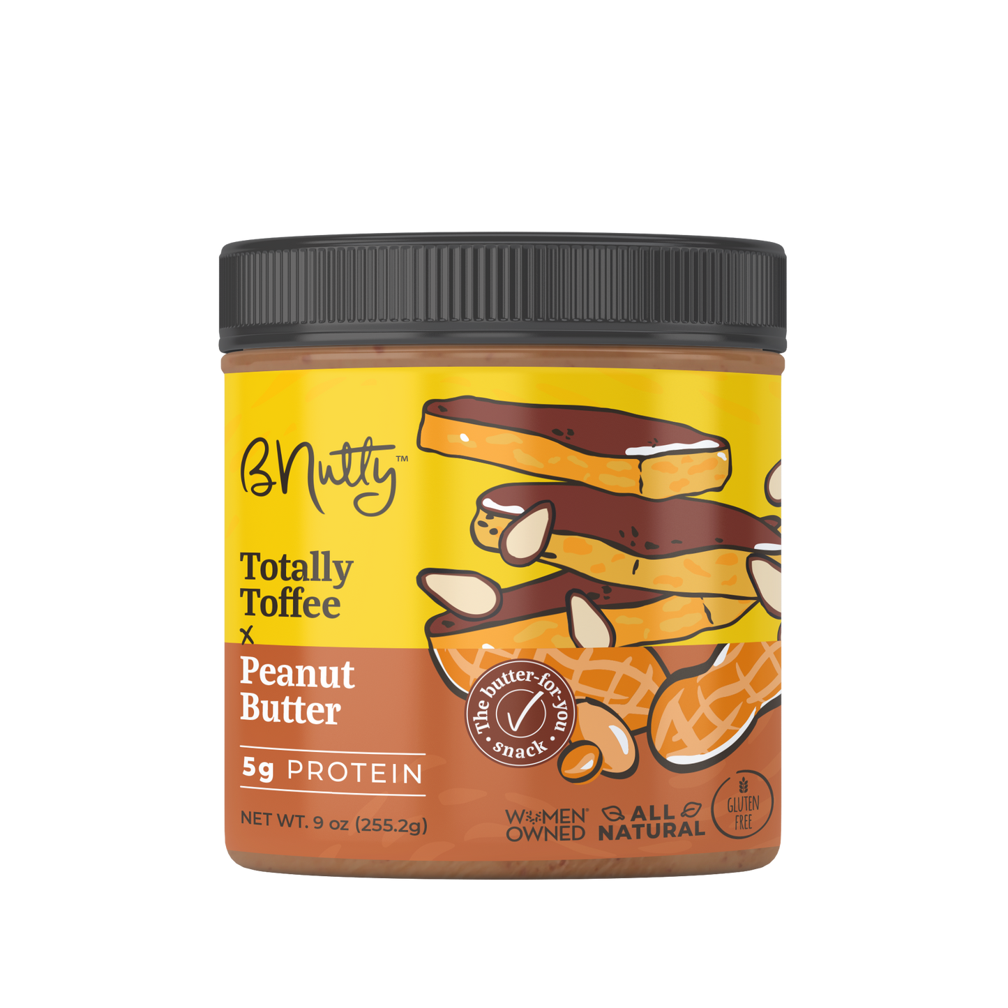 BNutty Totally Toffee Peanut Butter Spread
