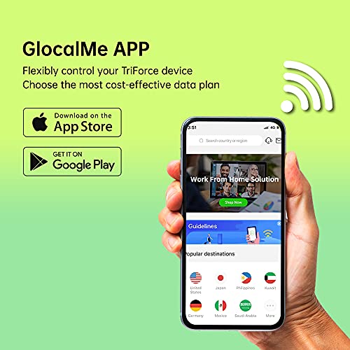 GlocalMe 4G LTE Mobile WiFi Hotspot Device for Travel