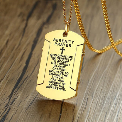 Watcher Wear: Serenity Prayer Necklace