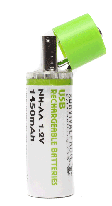 1 EASYPOWER USB RECHARGEABLE AA BATTERY PACK (VIP)