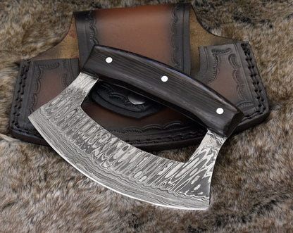 ExoticWenge™ 6.0" Hash Knife by Shokunin USA: Custom Damascus Steel Blade with Wenge Wood Handle | Ergonomic & Personalizable | Brand New Release